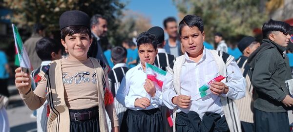 صدای وحدت دانش‌آموزان فارسان در روز ۱۳ آبان 
