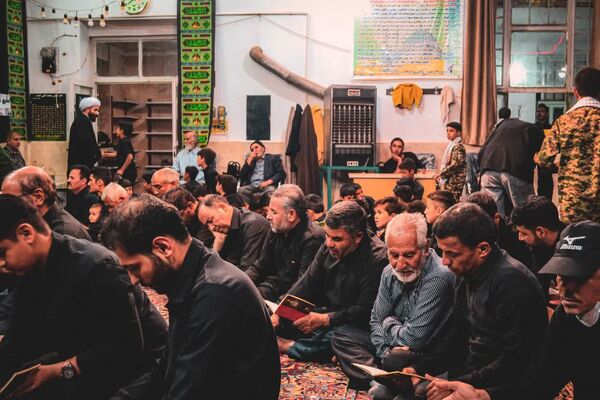 مراسم سوگواری شهادت امام رضا (ع) در شهر رباط‌سنگ 