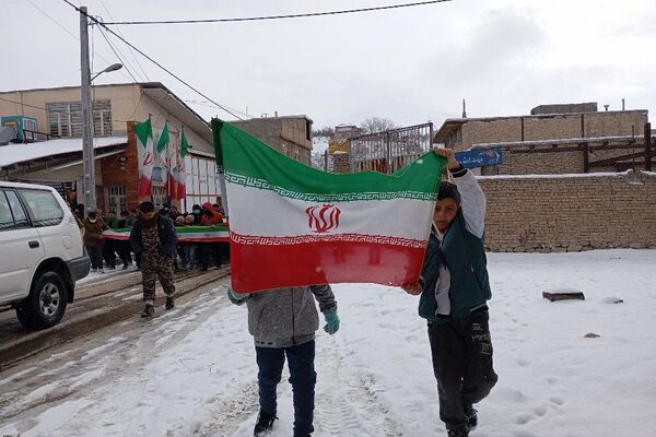 راهپیمایی ۲۲بهمن در شهر بار 