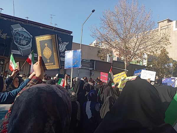 راهپیمایی میثاق با ولایت و محکوم نمودن اغتشاشات گروه های تروریستی در کاشمر