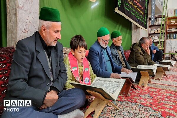 مراسم احیا و عزاداری شب اول قدر در شهر بار نیشابور  
