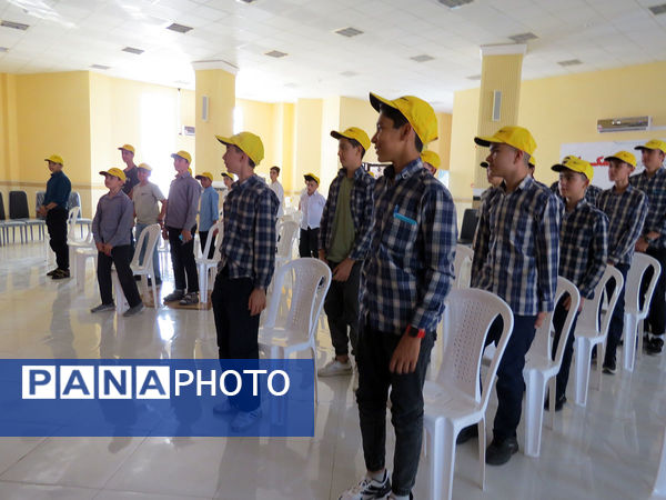 برگزاری پیش اردوی پسران در اردوگاه شهید چمران بجنورد