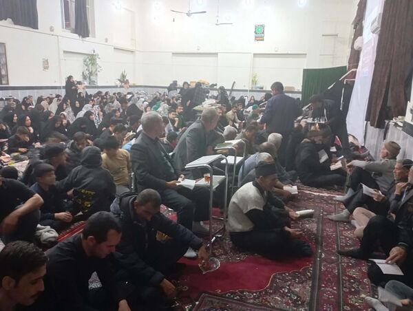 مراسم احیای شب بیست و سوم ماه رمضان در شهر تیتکانلو