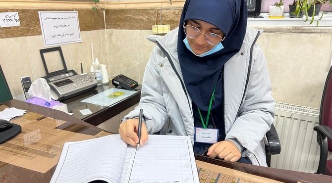 اجرای طرح یک روزه «مدام» در دبیرستان شهید تیمسار فلاحی ناحیه 1 کرج 