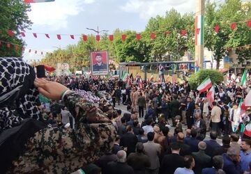 رزمایش عظیم اقتدار ملی وجان فدایان  همزمان با سالروز ولادت باسعادت امام رضا (ع) در خرم آباد
