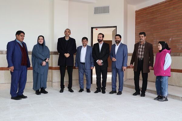 آیین افتتاح مدرسه ۱۴ کلاسه روستای خیرآباد