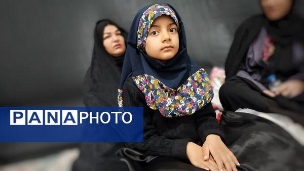 حضور پر شور کودکان مارگونی در مراسم عزاداری ایام فاطمیه