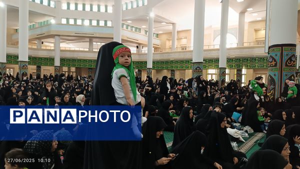 زمزمه‌های «یا علی‌اصغر(ع)» در مصلی زنجان طنین‌انداز شد