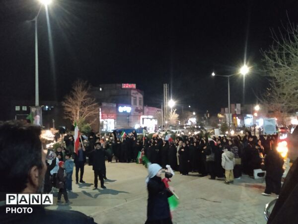  تجمع بزرگ مردم غیور و خونخواه شهرستان نیشابور