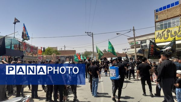 روز هشتم محرم دسته روی هیئت جانثاران ابوالفضلی روستای فدافن