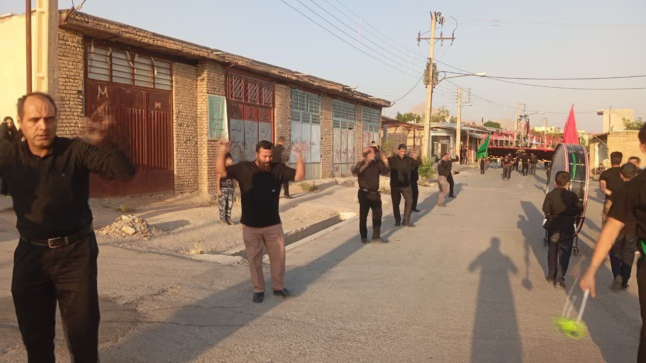 هیات‌ عزاداری‌ در شهر وردنجان‌‌ 