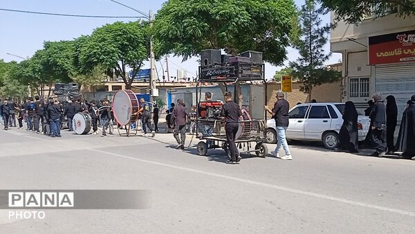 نهمین روز از مراسم عزاداری امام حسین (تاسوعای حسینی)در مسجد امام سجاد(ع)