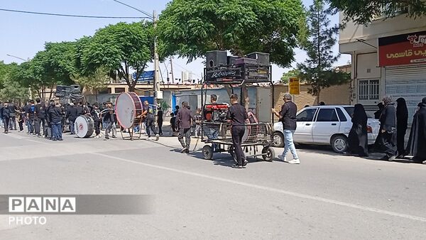 نهمین روز از مراسم عزاداری امام حسین (تاسوعای حسینی)در مسجد امام سجاد(ع)