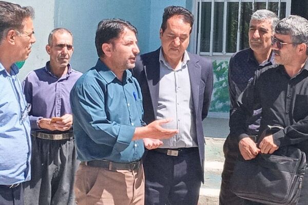 بازدید رئیس اداره آموزش و پرورش منطقه سردرود از مدارس روستاهای بخش بغراطی