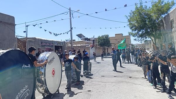 مراسم سنتی هیئت ثامن الائمه روستای سلطان آباد نمک