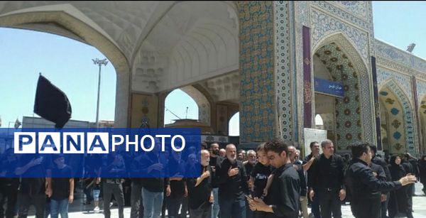حضور هیئت های عزاداری سید الشهدا در حرم مطهر رضوی