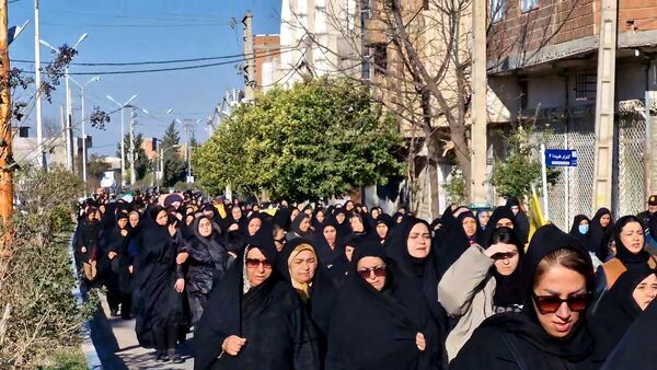 تشییع پیکر شهید ابوالفضل عرب در شهرستان گالیکش