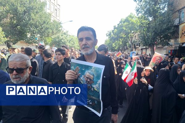 مراسم تشییع پیکر سردار شهید غلامحسین غیب پرور