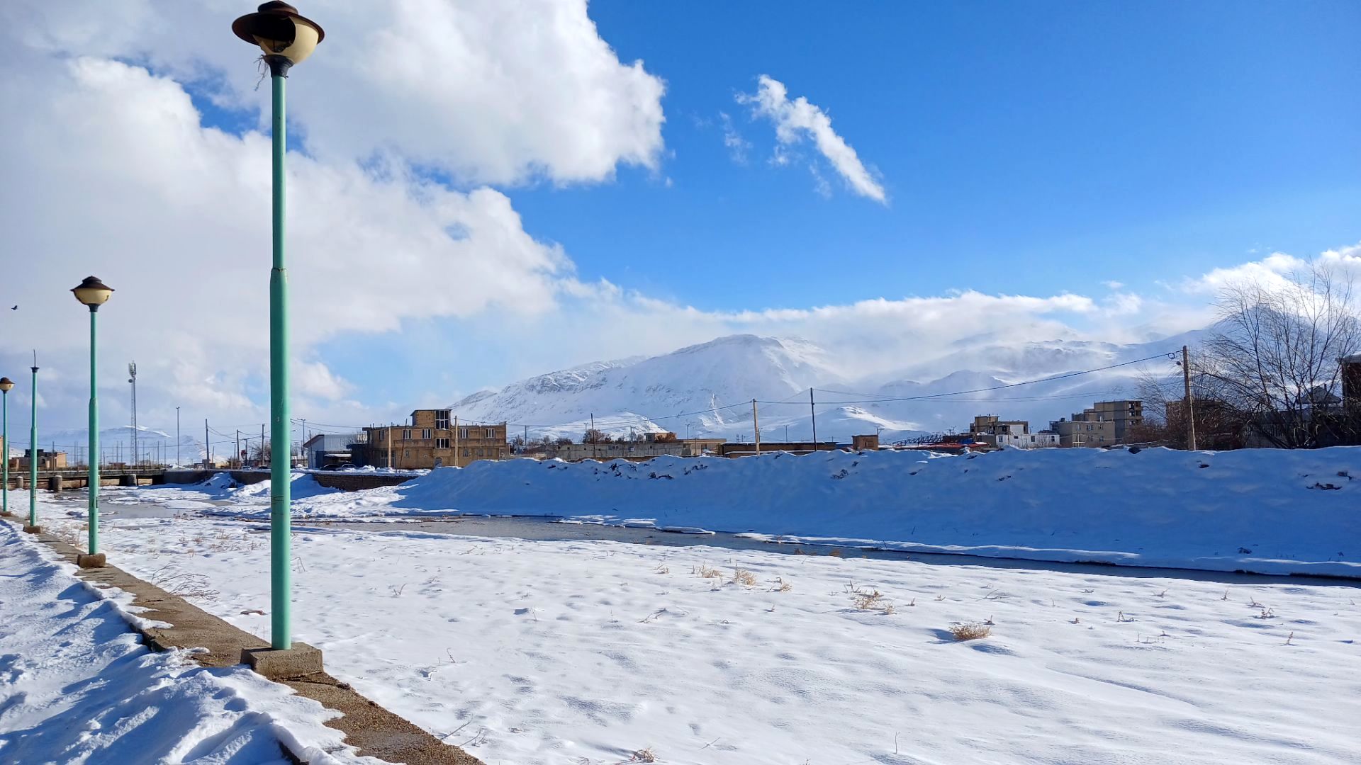 چهره زمستانی شهر فارسان 