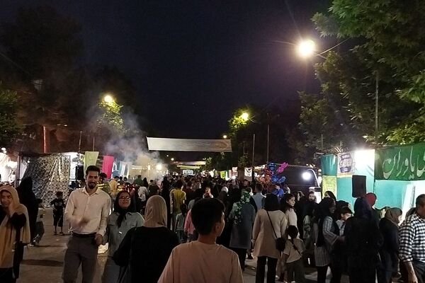 مهمانی کیلومتری غدیر در نیشابور 