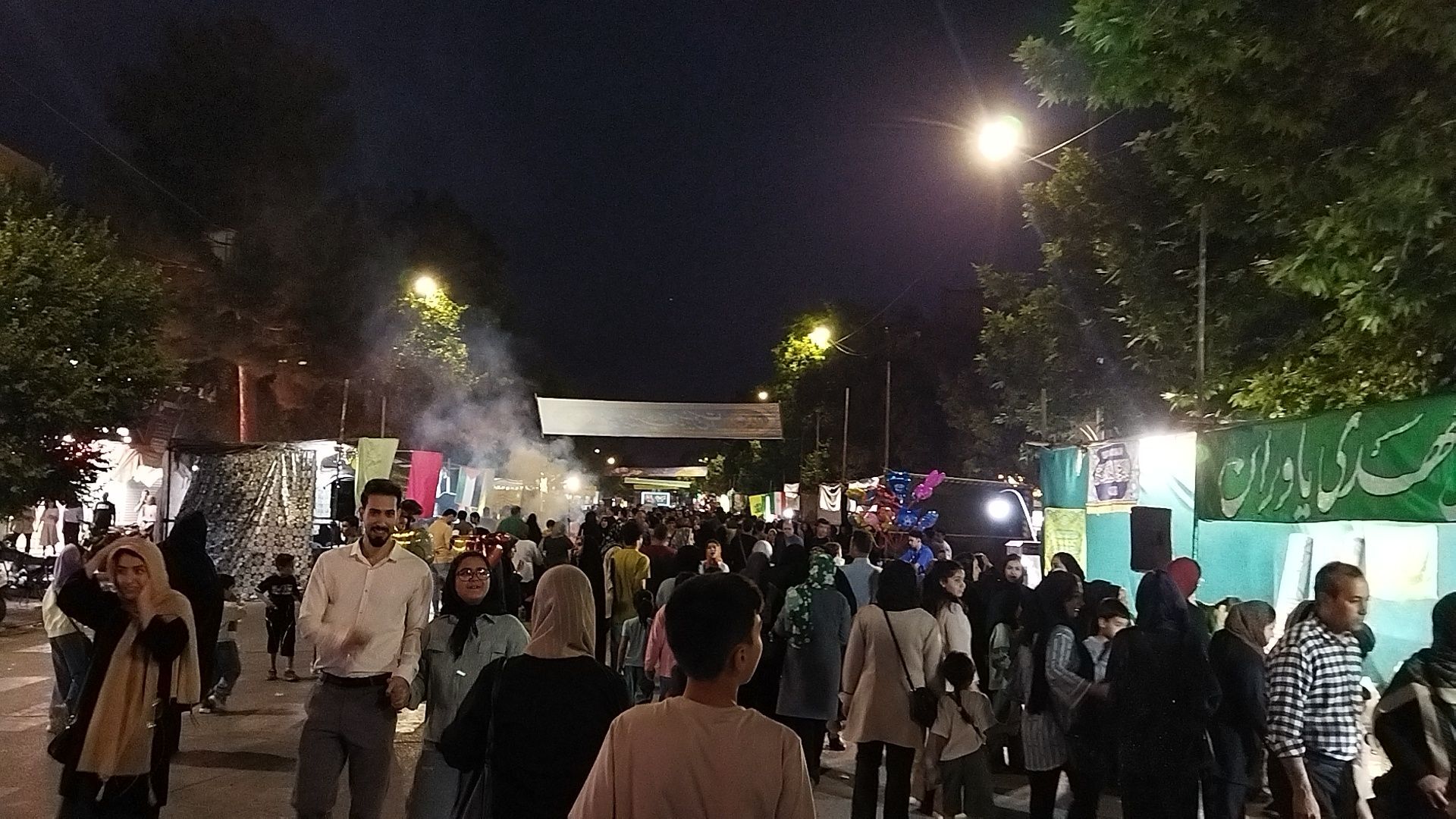 مهمانی کیلومتری غدیر در نیشابور 