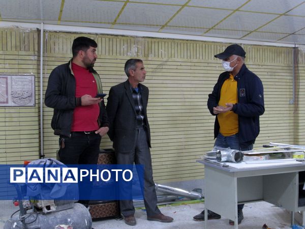 اجرای عملیات عمرانی در مدرسه‌ ابتدایی روستای مارکده