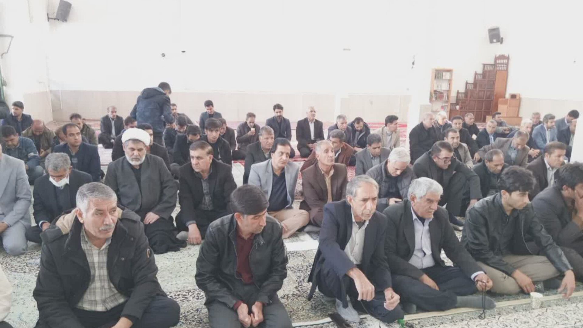 مراسم یادبود 2 فرهنگی فقید کوهنانی در مصلای مسجدالنبی