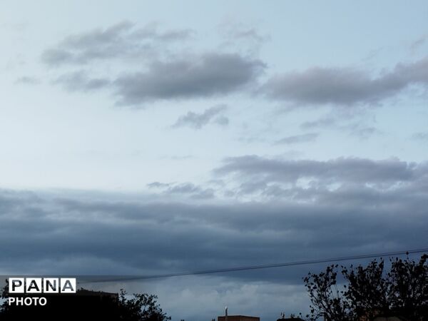 بارش رحمت الهی همراه با تگرگ در شهرستان نیشابور 
