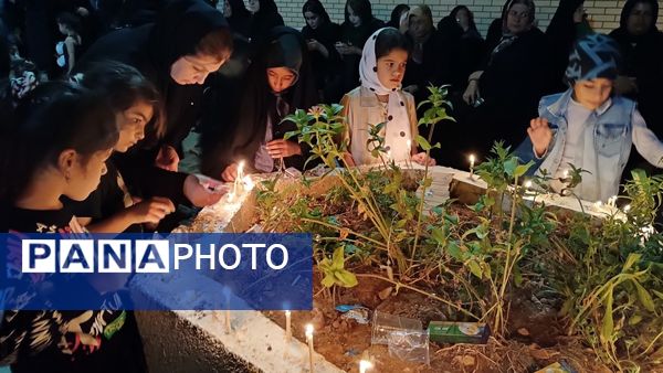 مراسم شام غریبان در گلزار شهدای یاسوج