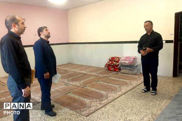 بازدید مسئولین از مدارس میزبان اسکان در بهارستان دو