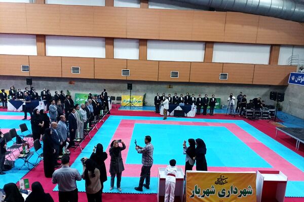 اولین دوره مسابقات قهرمانی کاراته استان تهران در رشته شیتوریو سی فوکان در شهریار