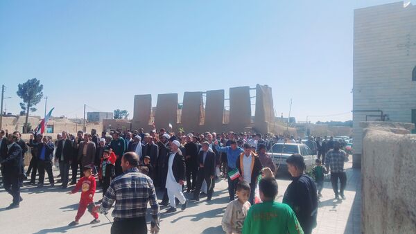 حضور مردم روستای براباد در راهپیمایی روز جهانی قدس