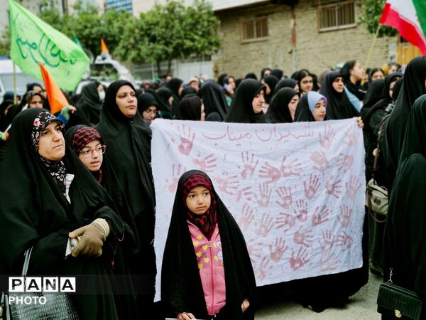 فریاد بلند آزادی قدس در گلوگاه 