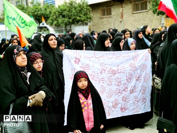 فریاد بلند آزادی قدس در گلوگاه 