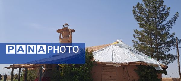 آیین باستانی سیزده بدر در دهکده ی  چوبی نیشابور