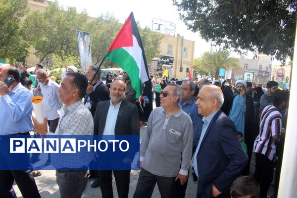 راهپیمایی روز قدس در بوشهر