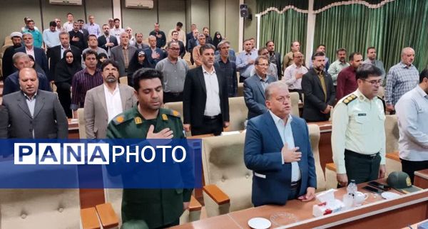 جلسه شورای اداری در شهرستان خلیل آباد