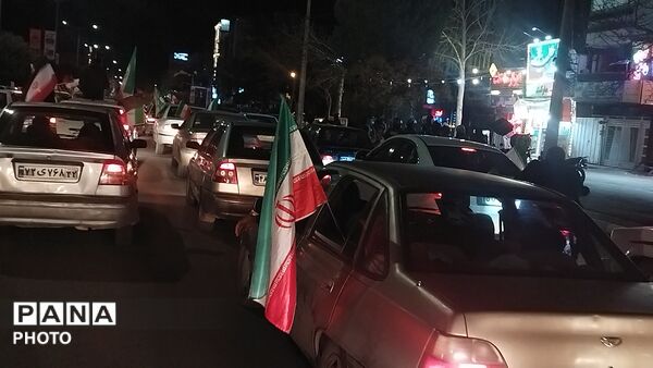 رژه ماشینی در بلوار فضل نیشابور 
