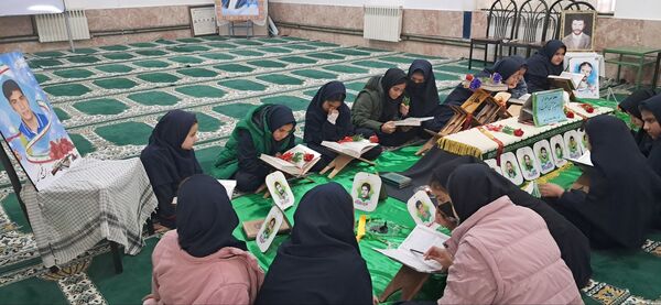 محفل انس با قرآن کریم در آموزشگاه شهید رزمی خلیل آباد