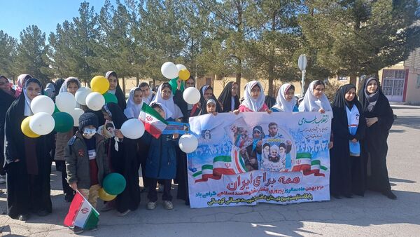 راهپیمایی باشکوه ۲۲ بهمن در شهرستان کوهپایه 