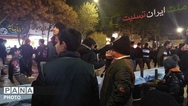 موکب مردمی شهید مصطفی صدر زاده در شب  ۲۳ ماه رمضان 