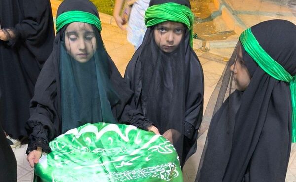 کودکان حسینی در غم عزاداری شهادت حضرت رقیه سلام الله علیها 