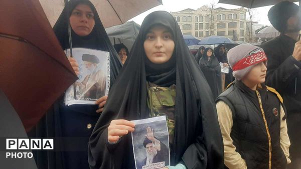حضور پرشور تالشیان در راهپیمایی محکومیت جنایات آمریکایی-صهیونی