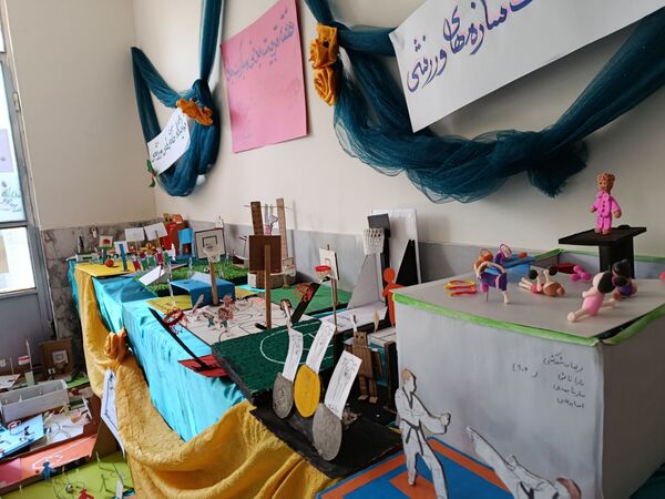 تلفیق ورزش و هنر در دبیرستان وکیلی 3