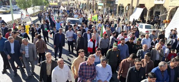 حضور پرشور مردم پلدختر در راهپیمایی روز ملی مبارزه با استکبار جهانی