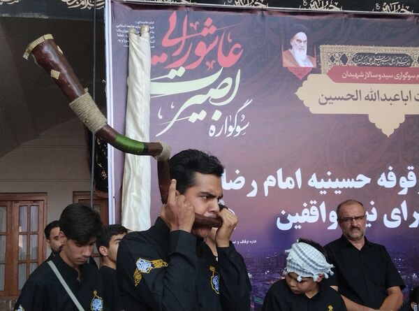 عزاداری هیات بیرجند در حسینیه امام رضا (ع) 