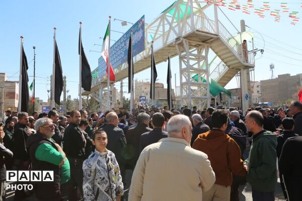 حضور مردم ولایتمدار و مسئولین منطقه فشافویه در اجتماع امت حزب الله