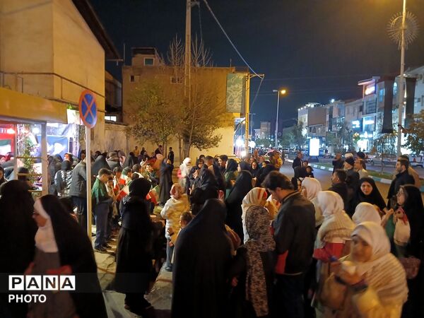 نهمین شب از خدمت‌رسانی اداره آموزش و پرورش کردکوی قالب موکب مردمی