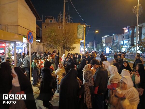 نهمین شب از خدمت‌رسانی اداره آموزش و پرورش کردکوی قالب موکب مردمی