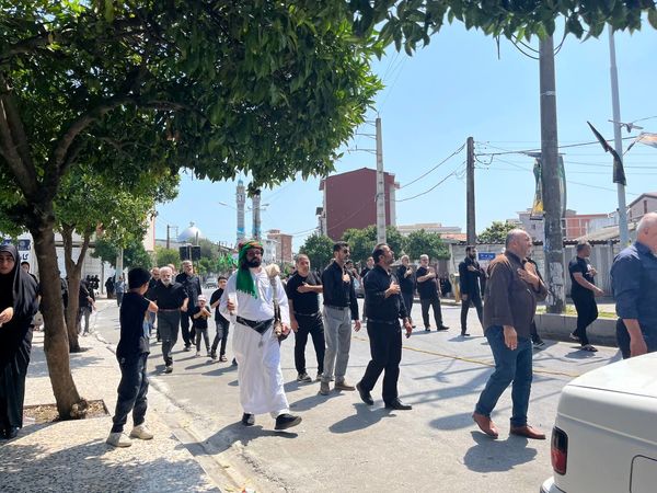 مردم دیار نور در سوگ عاشورای حسین